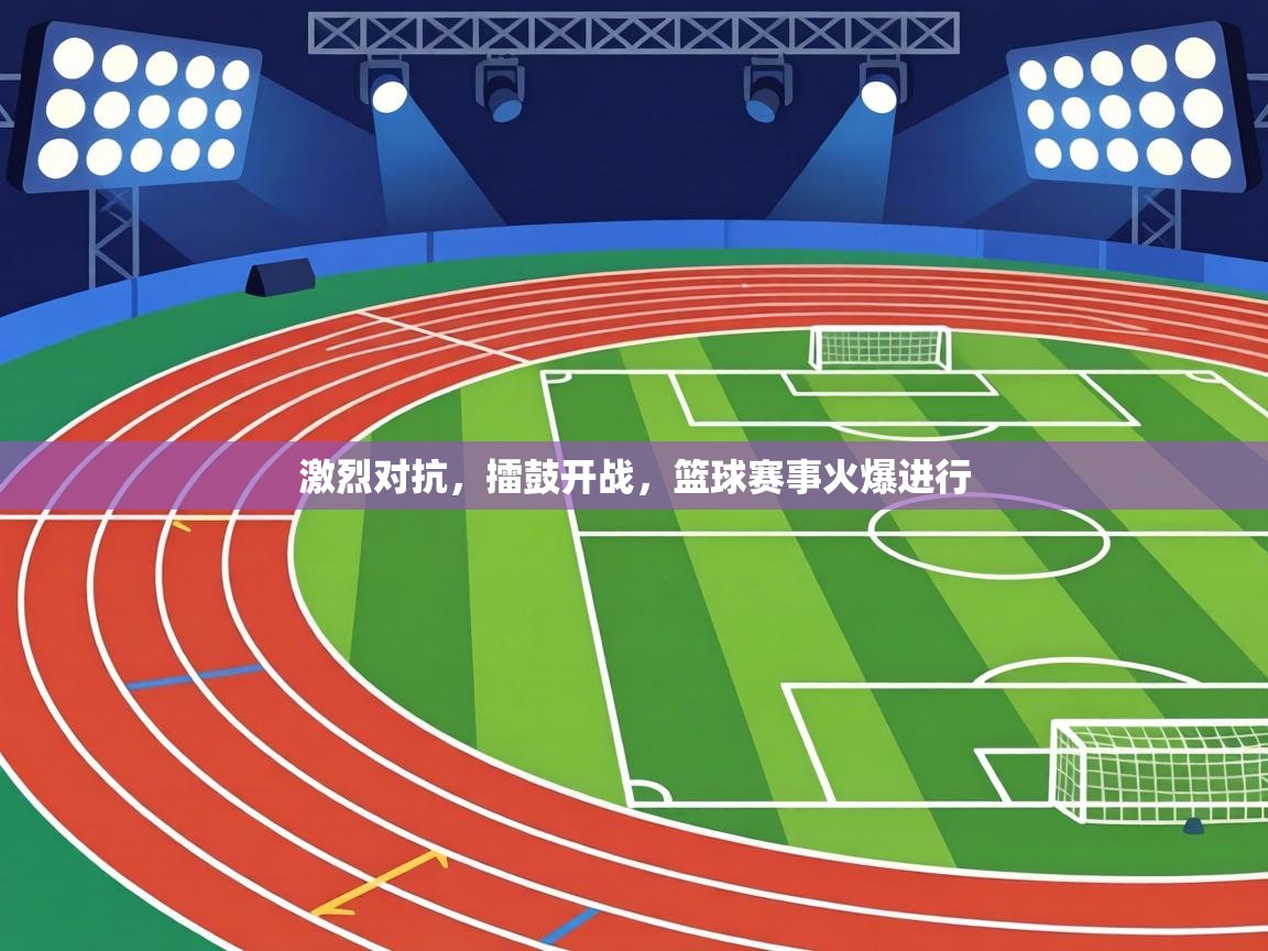 激烈对抗，擂鼓开战，篮球赛事火爆进行